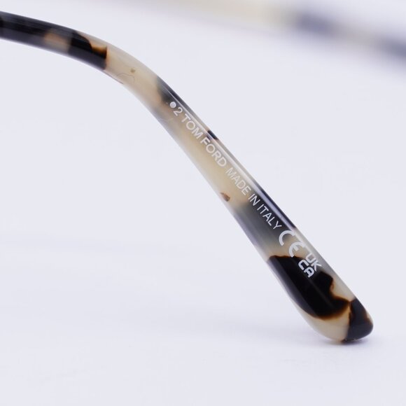 Tom Ford FT5915-B 005 Eyeglasses Black/Havana 53mm Square Frame - Picture 9 of 9